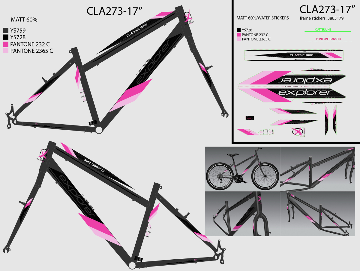 Cla273 27.5/17 F.RAM CASSINI za explorer classic sivi 2021 @@